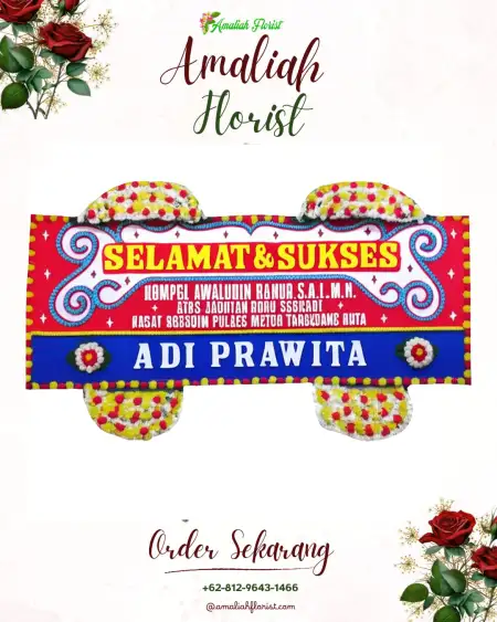 Papan Bunga Ucapan Selamat Gandus